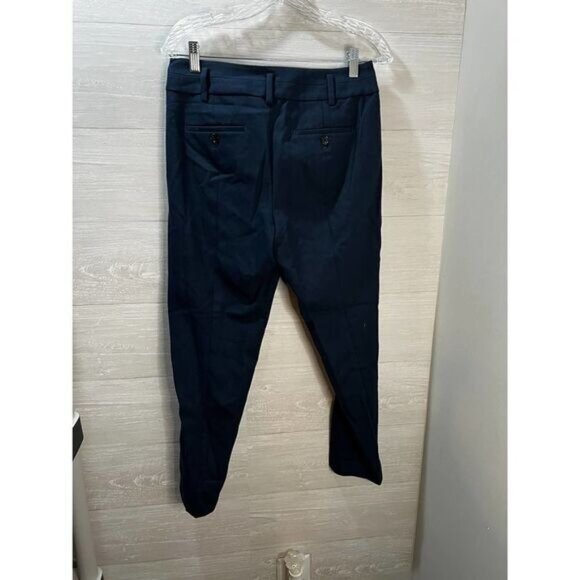 Ann Taylor Loft Womens Navy Ankle Pants Slim Fit Size 4 - Picture 3 of 5